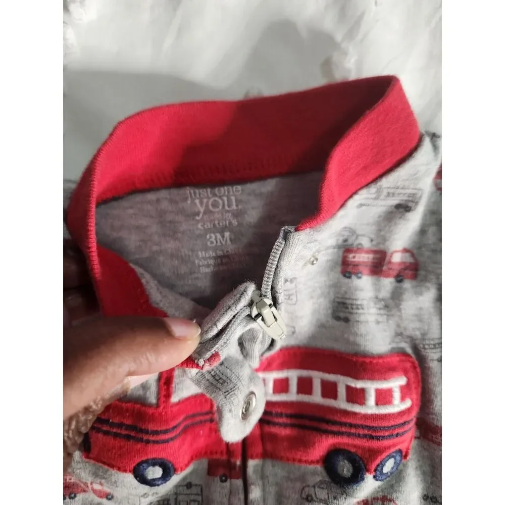 Baby Boy Sleeper Bundle – Carter’s & Dapper Dude (3M / 3–6M)